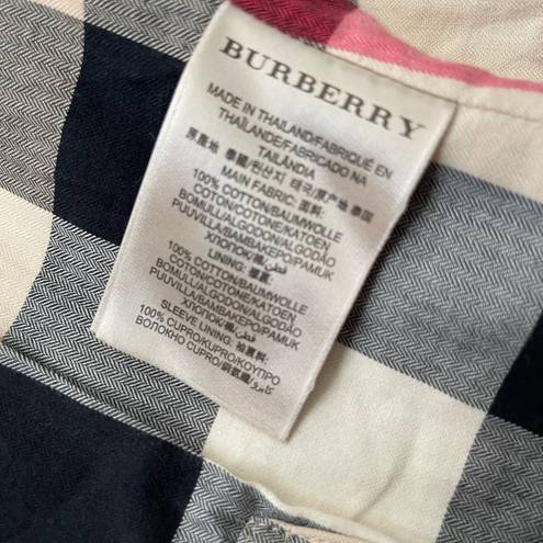 Burberry  Brit Double Breasted Full House Check Lining Kensington Trench Coat