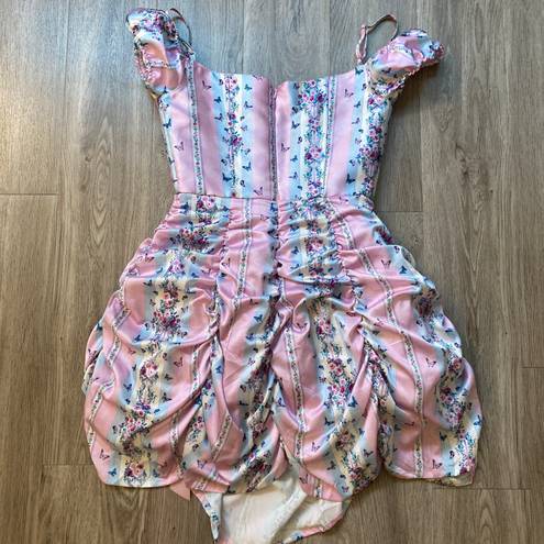 Dolls Kill  Sugar Thrillz Queen Diaries Corset Dress Size S NWT