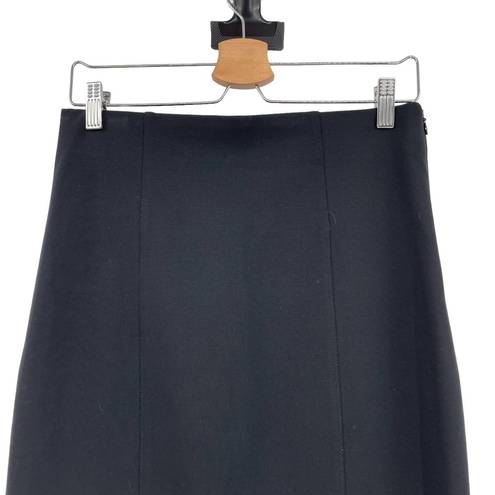 Vince  Ribbed Ponte Knit Pencil Skirt in Black Size 8