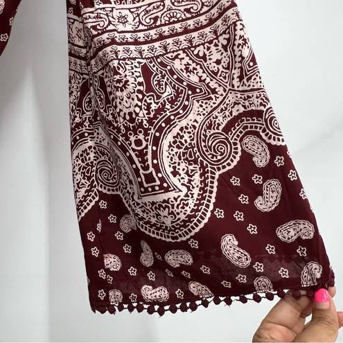 Angie  boho paisley handkerchief style small dress