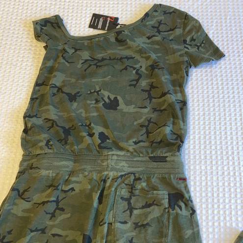 n:philanthropy NEW!  Size XS Britton One-Shoulder Jumpsuit Green Black Camouflage