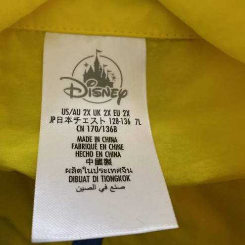 Disney  Pixar Inside Out Windbreaker Yellow Adult 2XL NWT