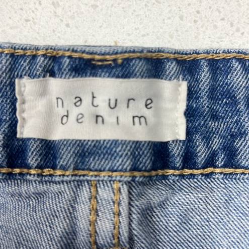 Nature Denim Cutoff Stone washed Jean shorts