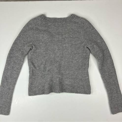 Everlane  | Gray Wool Blend V-Neck Sweater SHRUNKEN- Size S (See description)