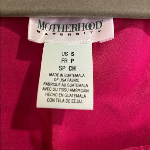 Motherhood  Maturity Hot Pink Sleeveless Midi Dress Size Small - HOST PICK