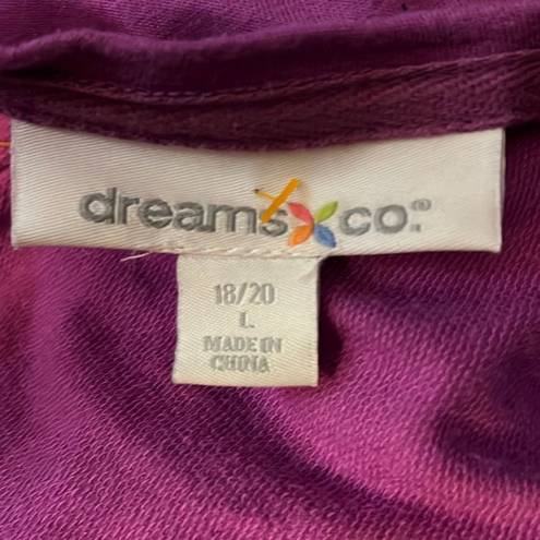 Krass&co Dreams and  18/20 sweatshirt like purple cardigan (#1982)