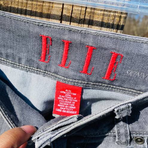 Elle Size 4 Regular Grey Denim Skinny Jeans