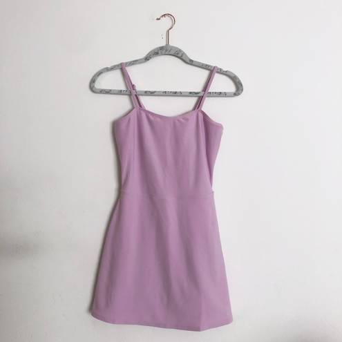 Alo Yoga Alosoft Courtside Tennis Dress Sugarplum Pink S