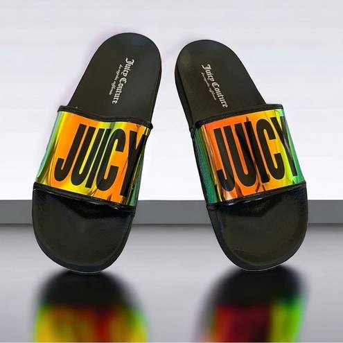 Juicy Couture NWT  Iridescence Jigg  Slip On Slide SZ-7