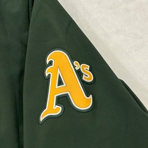 Majestic Oakland Athletics A’s Authentic On Field  Therma Base Green Jacket Adult L