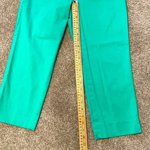 Talbots | Green signature cropped trousers