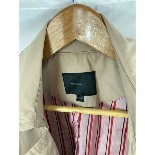 VERO MODA  Button Up Trench Coat size medium