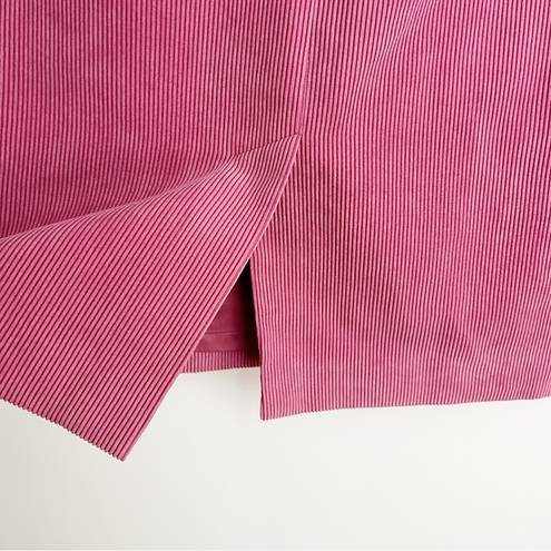 Bubblegum 90s  Pink Barbiecore Corduroy Pencil Skirt