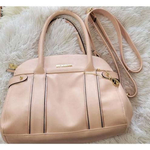 Big Buddha  Women's Medium Pink Faux Leather Satchel Bag