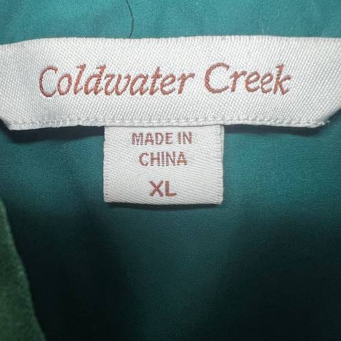 Coldwater Creek  Quilted Full Zip Women's Vest Size XL