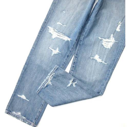 Veronica Beard NWT  Blake Classic Straight in Clearwater Destroyed Jeans 25 / 0