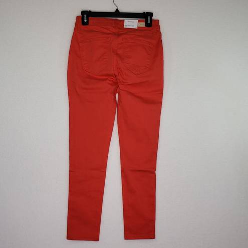 Skinny Girl  Womens Jeans Red Skinny Stretch Pant Ankle Size 4 Short 27 Waist