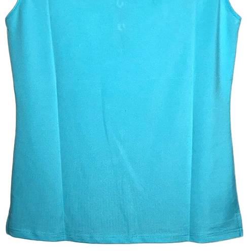 Polo Mofiz Women Collared  Tank Top, Tennis, Golf Shirt Sleeveless Blue XS NWT