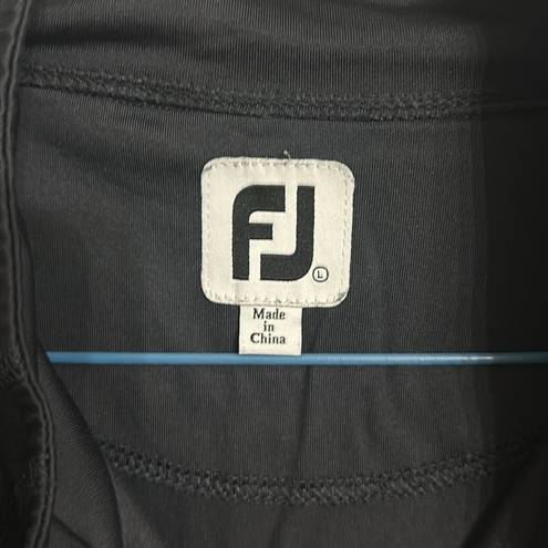 FootJoy Women’s Black  Full Zip Mid-layer Long Sleeve Jacket Size L