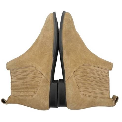 Jack Rogers  Pippa Suede Chelsea Boot Oak Leather Pull-On Bootie Women’s Size 9