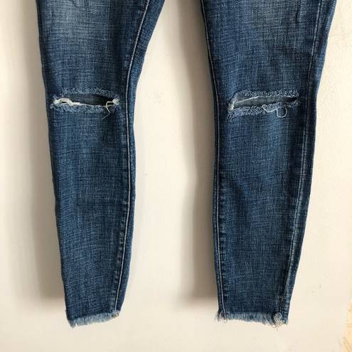 One Teaspoon  High Waist FreeBird II Stretch Fitted Leg Denim Jeans women’s 25