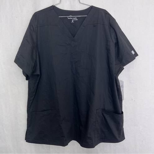 Butter Soft 5/$25  3X scrub top black