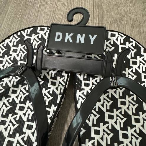 DKNY  Logo Patterned Sandals