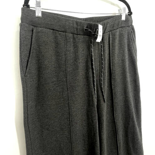 Lou & grey  Pintucked Fluffy Fleece Wide Leg Pants Size L NWT