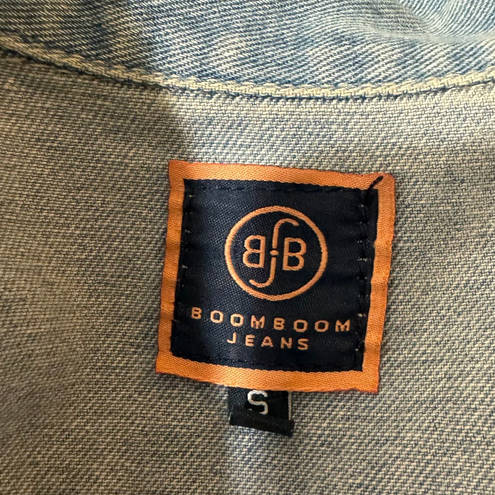 Boom Boom Jeans  Denim Jacket 5-Button Front 2 Pockets Size S