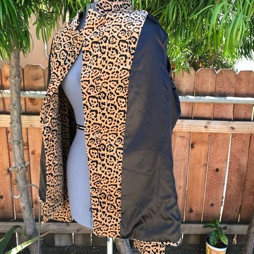 Good American  Leopard Print Blazer size 5