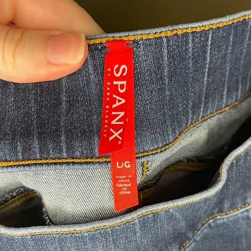 Spanx  High Waisted Distressed Skinny Jeans || size large