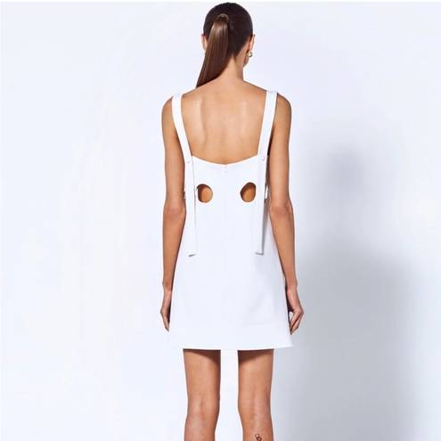 Alexis  Baring Cut Out Dress In Blanche White L