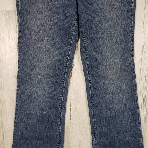 DKNY  Faded Medium Wash Blue Denim Bootcut Jeans Women's Size 8