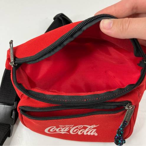 Coca-Cola Vintage  Logo Red Black Belt Bag Fanny Pack