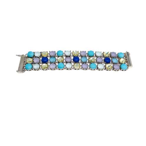 The Row Triple Goldtone Flexible Beaded Bracelet