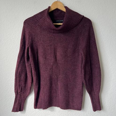 Banana Republic Purple Cowl Neck Sweater