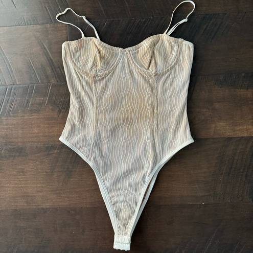 White Fox Boutique White Fox Corset Bodysuit