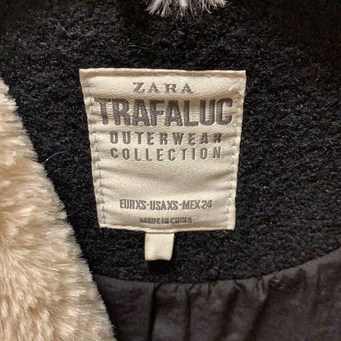 ZARA sheepskin black jacket