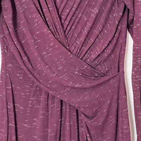 Bailey 44 Anthropologie Purple Cross Wrap Dress