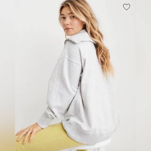 Aerie ◇  QUARTER ZIP SWEATSHIRT