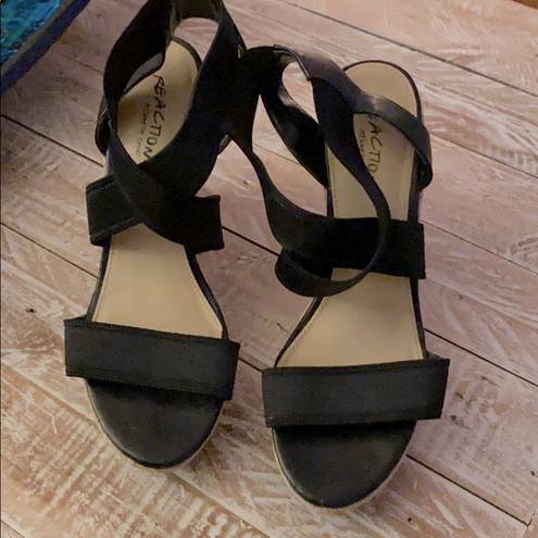 Kenneth Cole 🔥🖤  Espadrille Wedge Sandals 🖤🔥8.5