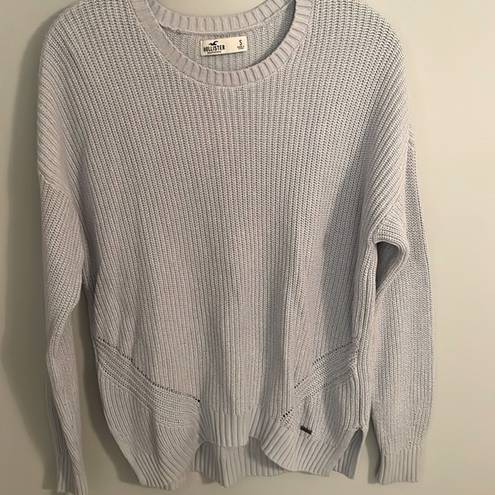 Hollister light blue  sweater! size small