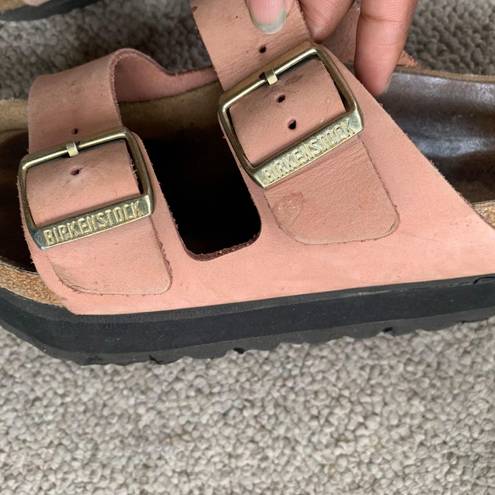 Birkenstock Pink Platform Sandals