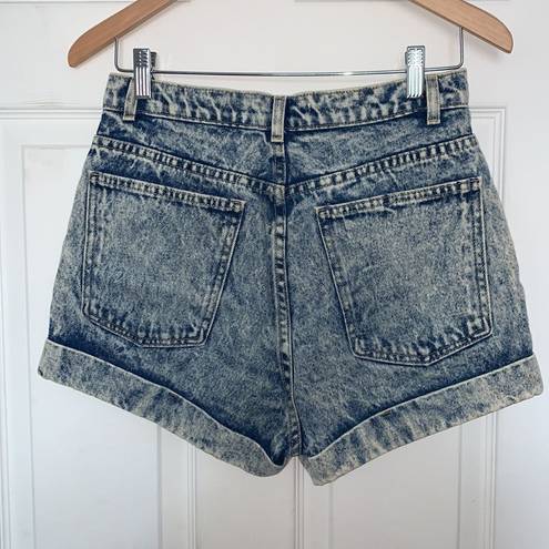 American Apparel  Acid Wash Denim Shorts