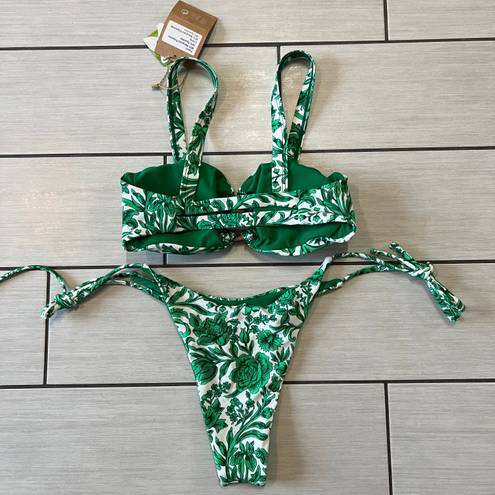 Berlook Bikini Set Green Size M