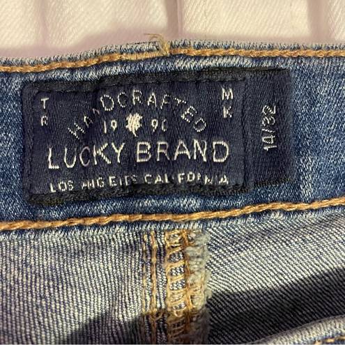 Lucky Brand  Lolita Capri Medium Wash Crop Jean Denim Pants Size 32