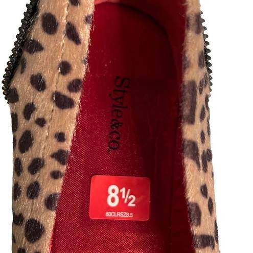 Style & Co Women’s . Flats. 8.5 Cheetah Print