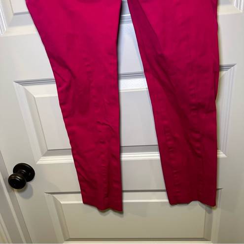 A New Day  Pink Side Zip Anke Crop Trouser Pants size 2