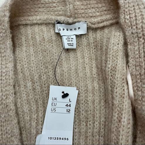 Topshop  Camel Tan Cardigan Sweater