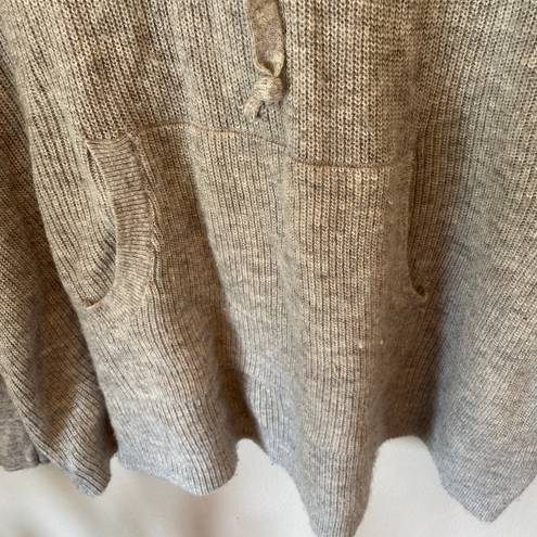 The Loft  Grey Pullover Knit Hoodie Size Extra Large  